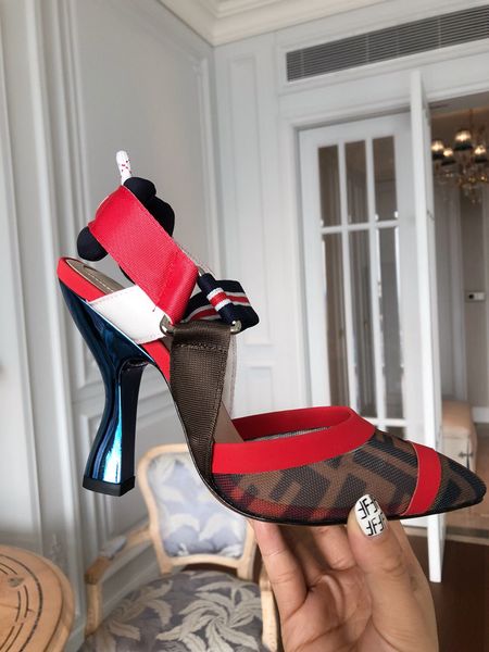 2021 fashion high heels shoes designer women pointed toe low heel shoess woman gladiaor sandals lady brand design mesh womens shoe with box, Black
2021 fashion high heels shoes designer women pointed toe low heel shoess woman gladiaor sandals lady brand design mesh womens shoe with box, Black