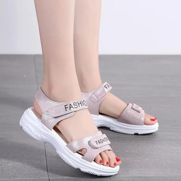 fish mouth sports sandals women 2021 summer flat all-match roman shoes thick-soled increased chunky casual, Black
fish mouth sports sandals women 2021 summer flat all-match roman shoes thick-soled increased chunky casual, Black