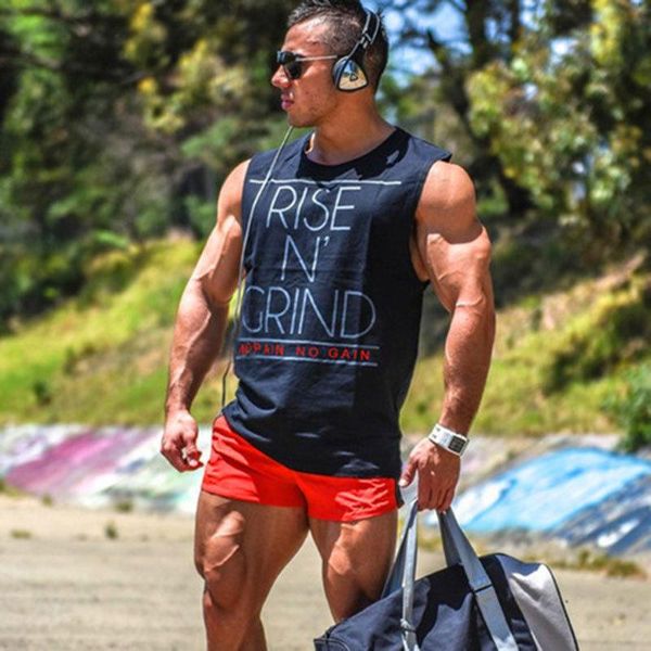 men' tank summer gym clothing mens workout sleeveless shirt bodybuilding fitness sportswear vests muscle singlets tanktop, White;black
men' tank summer gym clothing mens workout sleeveless shirt bodybuilding fitness sportswear vests muscle singlets tanktop, White;black