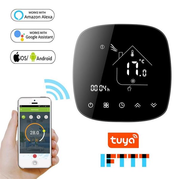smart home control product wifi temperature regulator indoor thermostat supports amazon echo and google voice
smart home control product wifi temperature regulator indoor thermostat supports amazon echo and google voice