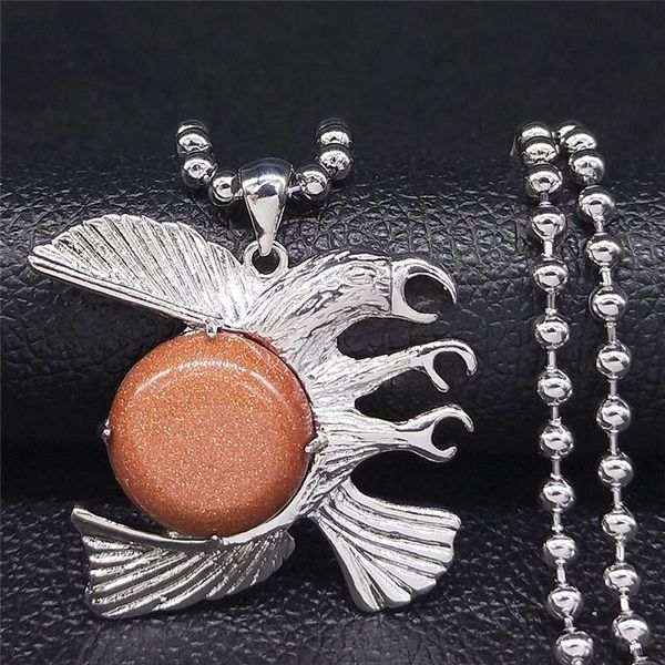 pendant necklaces 2021 fashion eagle natural stone stainless steel men silver color necklace jewelry colar masculino n4514s04
pendant necklaces 2021 fashion eagle natural stone stainless steel men silver color necklace jewelry colar masculino n4514s04