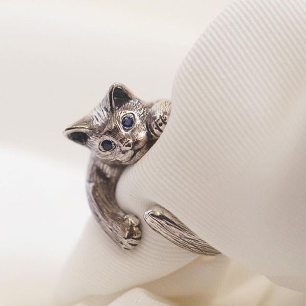 vintage adjustable cat wrap ring retro animal men rings brand designer jewelry cluster, Golden;silver
vintage adjustable cat wrap ring retro animal men rings brand designer jewelry cluster, Golden;silver