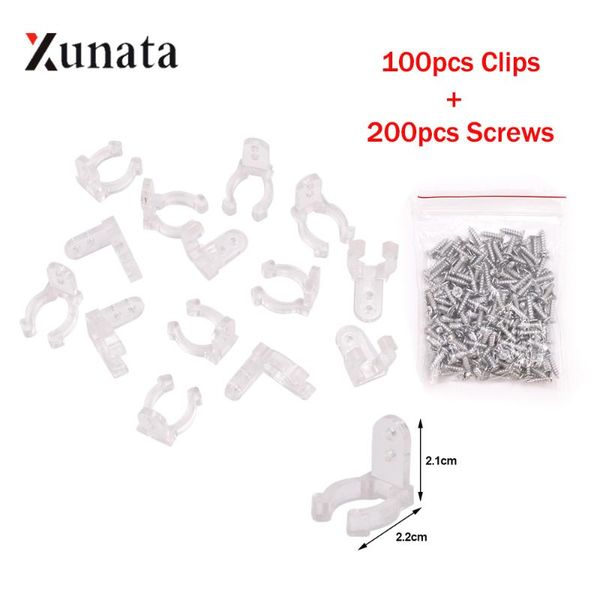 strips 100pcs clips + 200pcs screws for 14mm led neon light plastic buckle 2-wire rainbow tube strip accessories
strips 100pcs clips + 200pcs screws for 14mm led neon light plastic buckle 2-wire rainbow tube strip accessories