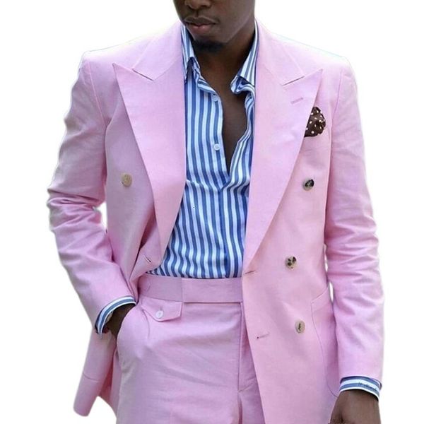 men's suits & blazers pink double breasted men peaked lapel casual style prom male fashion african blazer with pants 2 piece wedding tu, White;black
men's suits & blazers pink double breasted men peaked lapel casual style prom male fashion african blazer with pants 2 piece wedding tu, White;black