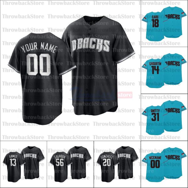 2021 players' weekend all black fashion arizona ketel marte jerseys ahmed christian walker david peralta carson, Blue;black
2021 players' weekend all black fashion arizona ketel marte jerseys ahmed christian walker david peralta carson, Blue;black