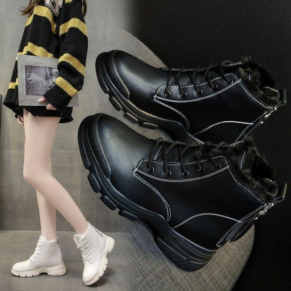 boots 2021 white black pu leather women autumn winter round toe lace up shoes woman fashion motorcycle platform botas
boots 2021 white black pu leather women autumn winter round toe lace up shoes woman fashion motorcycle platform botas