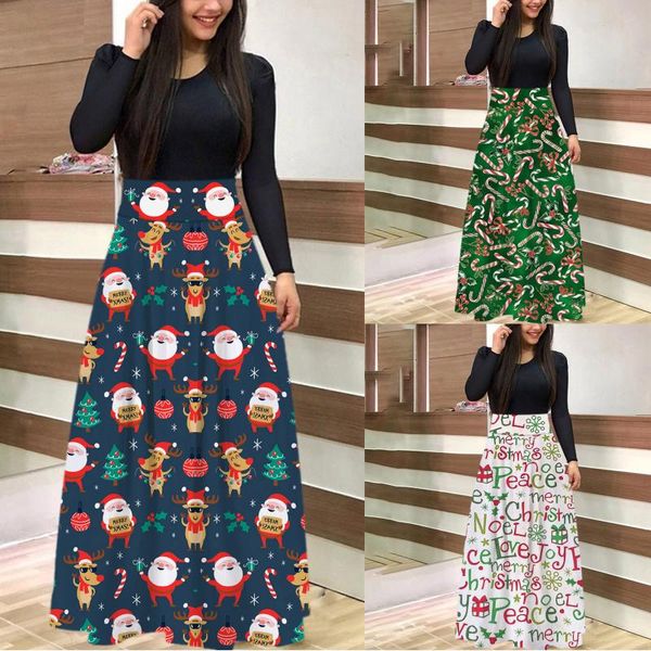casual dresses women long sleeve christmas print maxi dress spring autumn vintage robe elegant ladies party * vestido, Black;gray
casual dresses women long sleeve christmas print maxi dress spring autumn vintage robe elegant ladies party * vestido, Black;gray