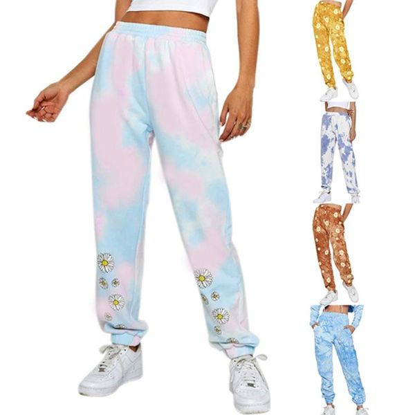 women's fashion tie-dye small print bouquet foot pants trousers sweatpants & capris, Black;white
women's fashion tie-dye small print bouquet foot pants trousers sweatpants & capris, Black;white