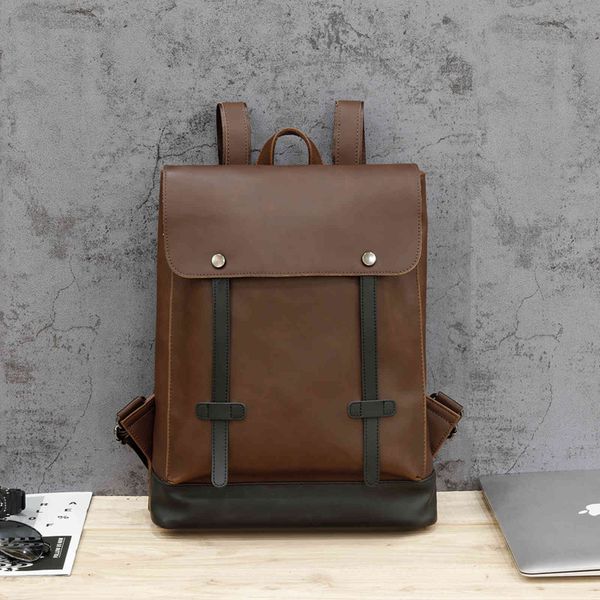 2021 new crazy horse leather backpack men's korean outdoor backpack trend high-capacity student bag batch
2021 new crazy horse leather backpack men's korean outdoor backpack trend high-capacity student bag batch