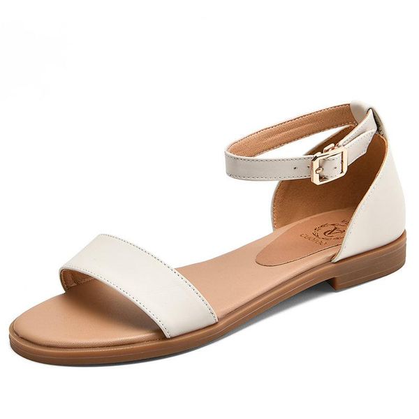 sandals 2021 flat shoes women genuine leather ankle buckle summer casual woman size 40 41 42 43, Black
sandals 2021 flat shoes women genuine leather ankle buckle summer casual woman size 40 41 42 43, Black