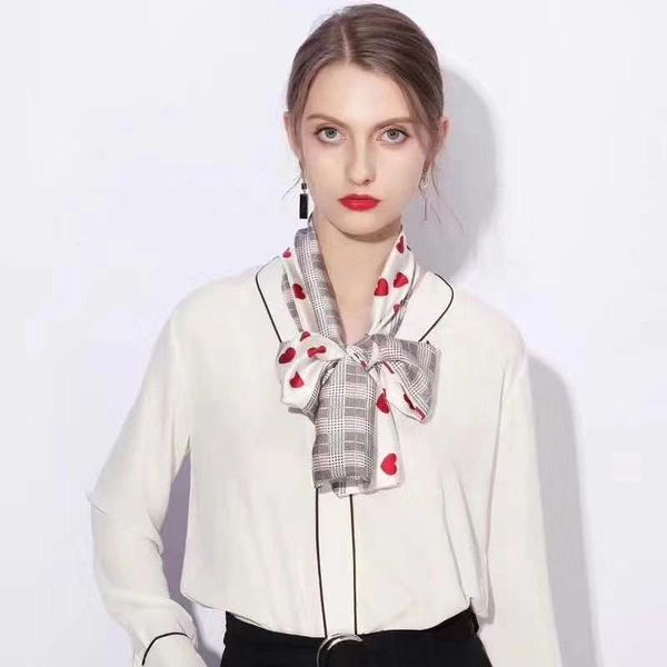 scarves 145cm long narrow silk scarf women spring print fashion hairband bag decorative ribbons, Blue;gray
scarves 145cm long narrow silk scarf women spring print fashion hairband bag decorative ribbons, Blue;gray