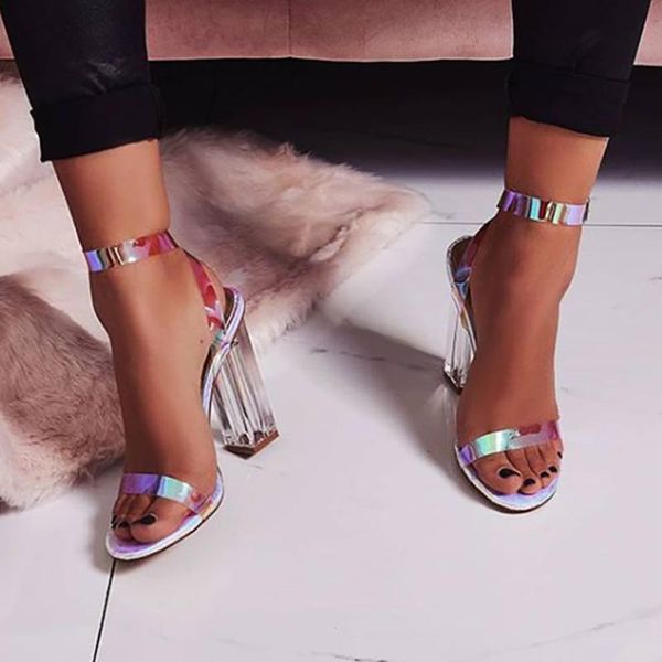 dress shoes women high heels pumps transparent ladies sandals stiletto, Black
dress shoes women high heels pumps transparent ladies sandals stiletto, Black