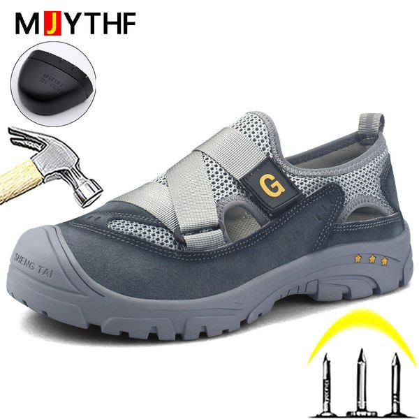 male indestructible shoes cowhide safety shoes puncture-proof protective work shoes breathable steel toe sandals men
male indestructible shoes cowhide safety shoes puncture-proof protective work shoes breathable steel toe sandals men
