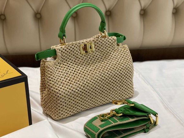 fenzhonggu woven bag fashion straw parchment green hand single shoulder messenger bag women's with box zly bags
fenzhonggu woven bag fashion straw parchment green hand single shoulder messenger bag women's with box zly bags