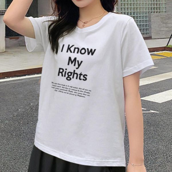 women's t-shirt mf25 summer women tshirts streetwear cute clothes famale print i know my rights short sleeve o-neck funny graphic t shi, White
women's t-shirt mf25 summer women tshirts streetwear cute clothes famale print i know my rights short sleeve o-neck funny graphic t shi, White