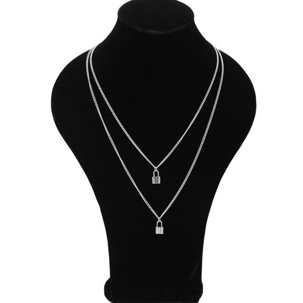 pendant necklaces stainless steel necklace tiny lock chain choker men women jewelry collier romantic korean, Silver
pendant necklaces stainless steel necklace tiny lock chain choker men women jewelry collier romantic korean, Silver