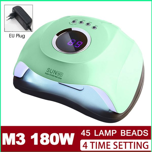 high power dryer fast curing speed gel light 180w/54/36w nail lamp led uv lamps for 4 kinds timer and smart sensor
high power dryer fast curing speed gel light 180w/54/36w nail lamp led uv lamps for 4 kinds timer and smart sensor