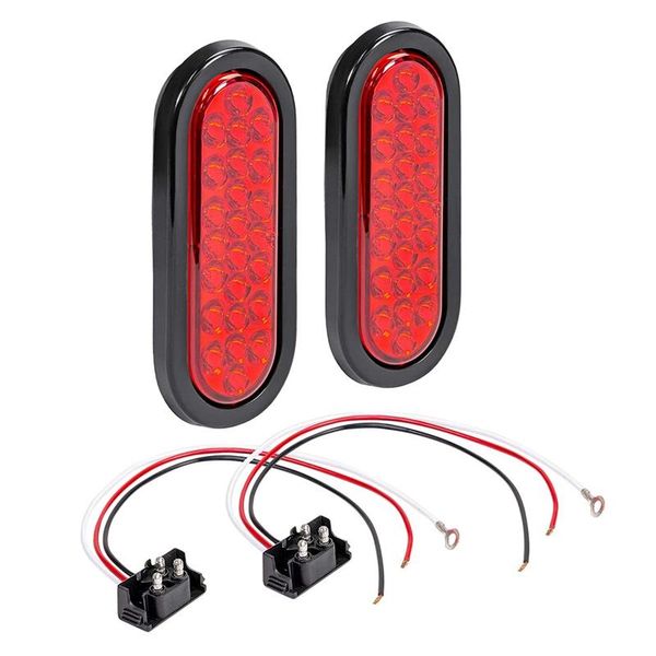 2pcs 6inch oval led trailer tail light kit 24 waterproof brake lights for boat rv trucks emergency
2pcs 6inch oval led trailer tail light kit 24 waterproof brake lights for boat rv trucks emergency