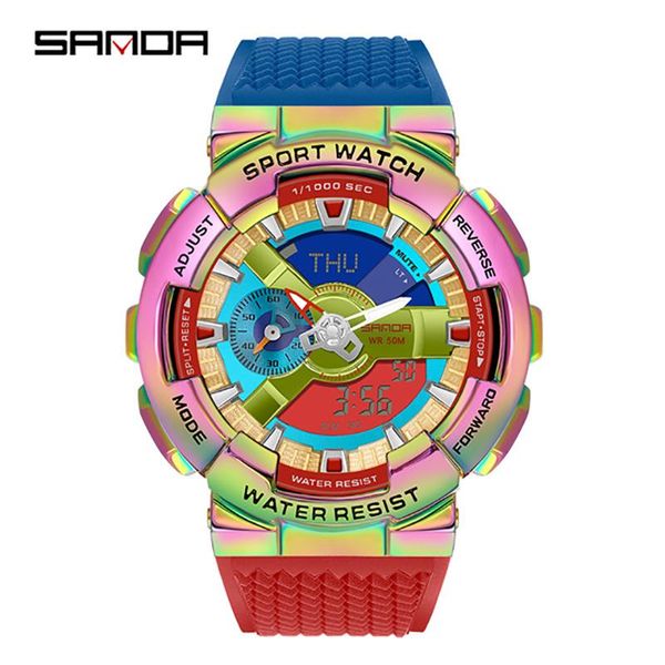 wristwatches sanda 2021 fashion men's watches 5atm waterproof sports military quartz watch for men s male clock relogio masculino, Slivery;brown
wristwatches sanda 2021 fashion men's watches 5atm waterproof sports military quartz watch for men s male clock relogio masculino, Slivery;brown