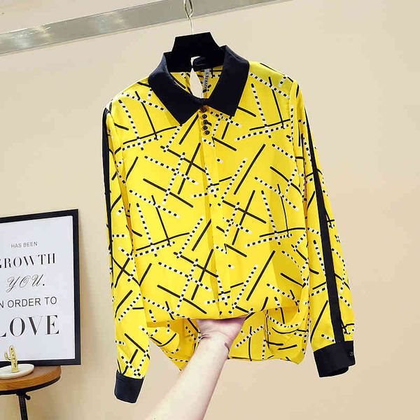 suits contrast printed chiffon shirt turn-down collar women long sleeve shirts fashion thin female blouse, White;black
suits contrast printed chiffon shirt turn-down collar women long sleeve shirts fashion thin female blouse, White;black