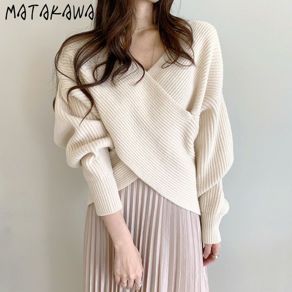 drop shoulder lantern sleeve woman sweater korea chic v-neck sweaters cross pit strip loose wild pullover 210506, White;black
drop shoulder lantern sleeve woman sweater korea chic v-neck sweaters cross pit strip loose wild pullover 210506, White;black