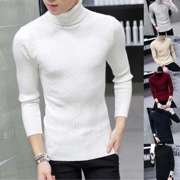 men's sweaters men pullover turtleneck autumn winter sweater slim fit lightweight long sleeve mens casual wool knitted homme, White;black
men's sweaters men pullover turtleneck autumn winter sweater slim fit lightweight long sleeve mens casual wool knitted homme, White;black
