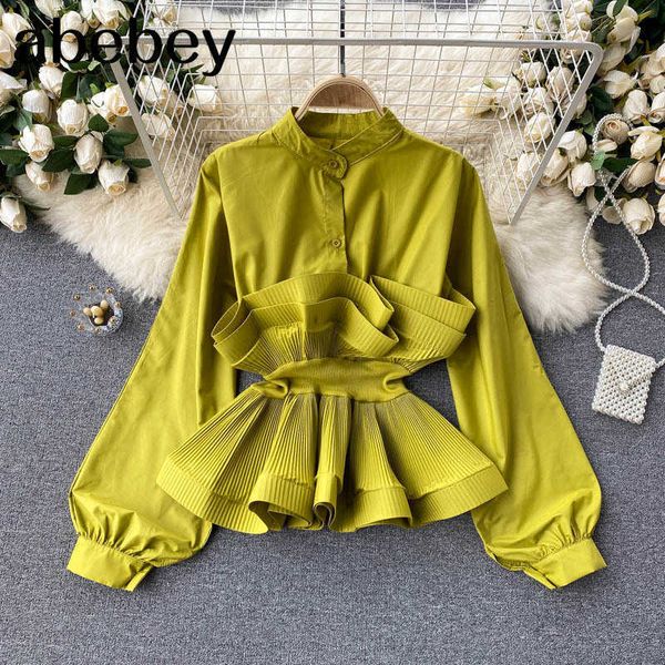 women design 3d flounced edge blouse sweet puff sleeve o neck solid casual summer fashion streetwear short blouses 210715, White
women design 3d flounced edge blouse sweet puff sleeve o neck solid casual summer fashion streetwear short blouses 210715, White
