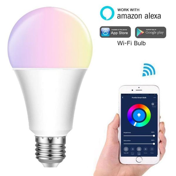 smart home control e27/b22/e26/e14/g10 wifi rgb light bulb iftvoice support work with amazon alexa google led
smart home control e27/b22/e26/e14/g10 wifi rgb light bulb iftvoice support work with amazon alexa google led