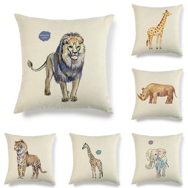 cushion/decorative pillow 45cm*45cm watercolor animals linen/cotton throw covers couch cushion cover home decorative
cushion/decorative pillow 45cm*45cm watercolor animals linen/cotton throw covers couch cushion cover home decorative