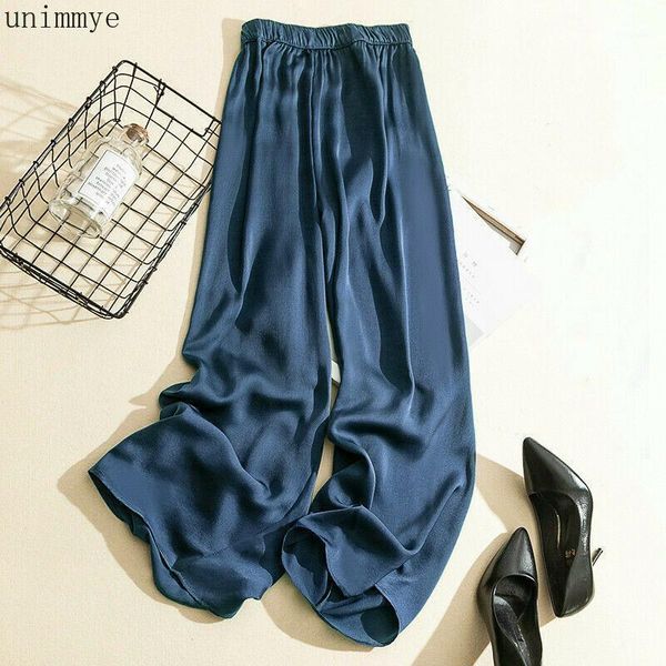 women's pants & capris women satin wide leg casual trousers loose high waist faux silk vetement femme 2021 pant d22, Black;white
women's pants & capris women satin wide leg casual trousers loose high waist faux silk vetement femme 2021 pant d22, Black;white