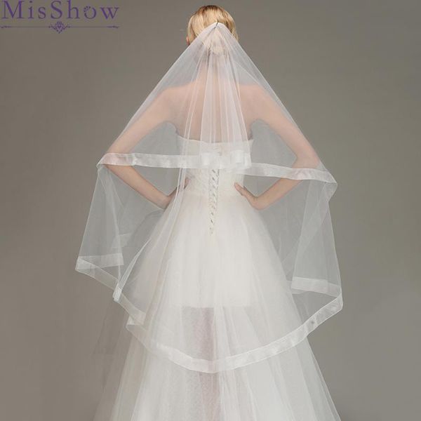 bridal veils 1.5m wholesale short wedding without comb ribbon edge accessories veil velos de novia, Black
bridal veils 1.5m wholesale short wedding without comb ribbon edge accessories veil velos de novia, Black