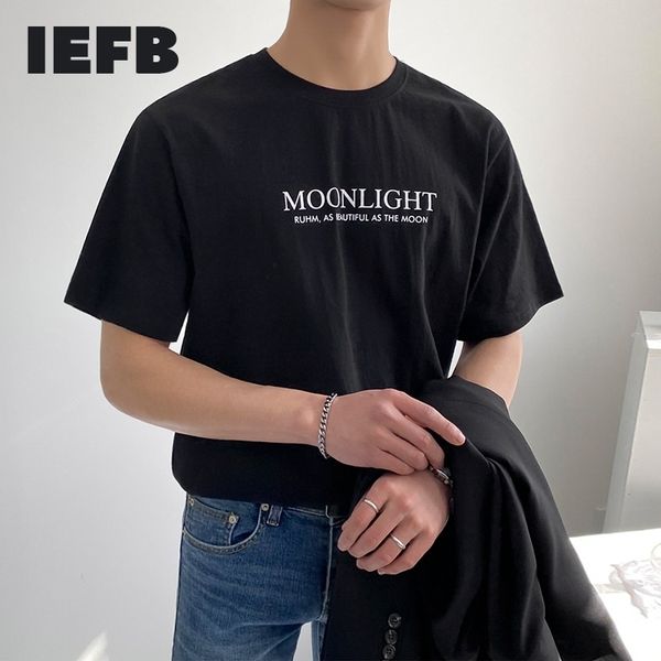 iefb summer letter printing short sleeve t-shirt men's korean fashion black causal tee trend clothing 9y7172 210524, White;black
iefb summer letter printing short sleeve t-shirt men's korean fashion black causal tee trend clothing 9y7172 210524, White;black
