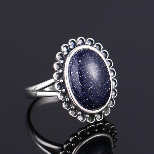 cluster rings 925 sterling silver elegant simple oval blue sandstone women girls fine jewelry anniversary engagement party gift, Golden;silver
cluster rings 925 sterling silver elegant simple oval blue sandstone women girls fine jewelry anniversary engagement party gift, Golden;silver