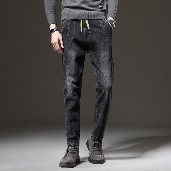 men's jeans 2021 classic style men brand business casual stretch slim denim pants trousers male pure cotton 28-38, Blue
men's jeans 2021 classic style men brand business casual stretch slim denim pants trousers male pure cotton 28-38, Blue
