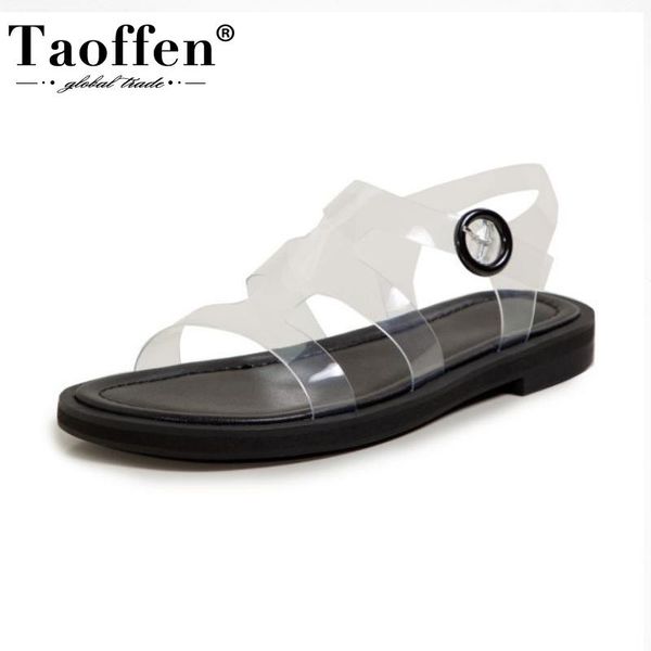 taoffen women sandals pvc shoes summer fashion daily patchwork buckle footwear size 34-39, Black
taoffen women sandals pvc shoes summer fashion daily patchwork buckle footwear size 34-39, Black