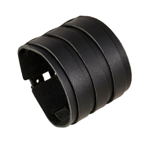 beaded, strands european and american retro punk cowhide bracelet wide leather men's multilayer, Black
beaded, strands european and american retro punk cowhide bracelet wide leather men's multilayer, Black