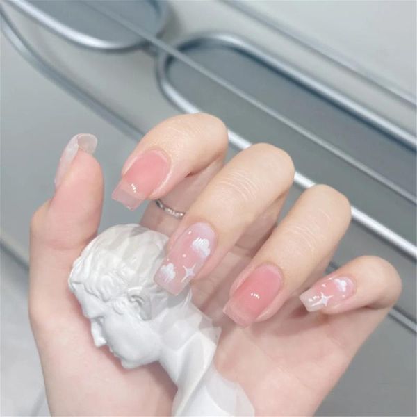 false nails 24pcs cloud shape wear long paragraph fashion manicure patch save time wearable nail, Red;gold
false nails 24pcs cloud shape wear long paragraph fashion manicure patch save time wearable nail, Red;gold