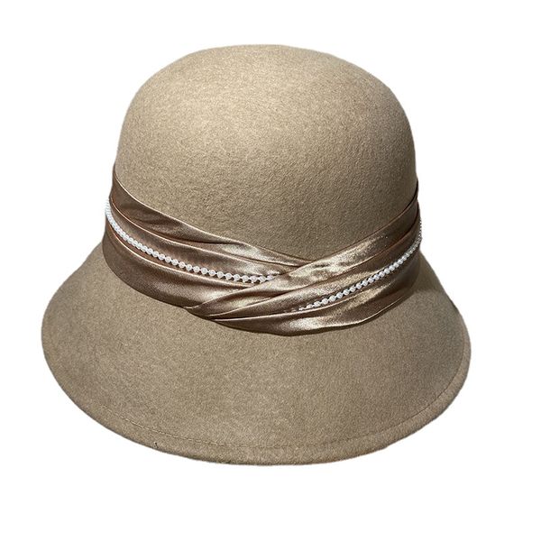 luxury stingy brim hats female wool fisherman fashion simple basin hat british retro japanese show face small pearl hat, Blue;gray
luxury stingy brim hats female wool fisherman fashion simple basin hat british retro japanese show face small pearl hat, Blue;gray