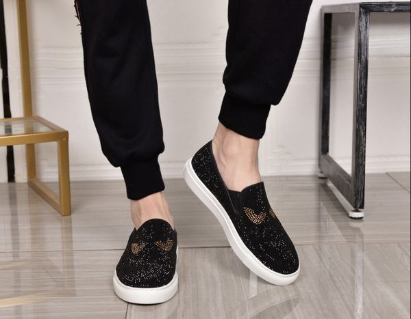 brand glittering men spike shoe handmade loafers fashion rivet male casual dress wedding shoes 108, Black
brand glittering men spike shoe handmade loafers fashion rivet male casual dress wedding shoes 108, Black