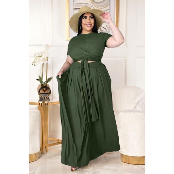 vavcy summer dress suit color women tracksuits block t shirt skirt loose fitting plus size set xl 5xl, Gray
vavcy summer dress suit color women tracksuits block t shirt skirt loose fitting plus size set xl 5xl, Gray
