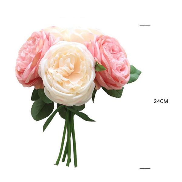 decorative flowers & wreaths 5 head silk rose multilayer artificial flower wedding hand bouquet home office garden decoration(pink)
decorative flowers & wreaths 5 head silk rose multilayer artificial flower wedding hand bouquet home office garden decoration(pink)