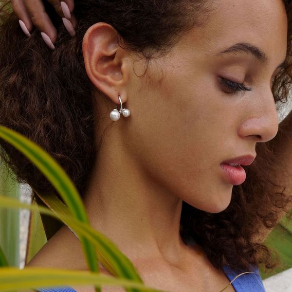 925 sterling silver gold pearl hoop earrings two pearls huggie hoops gifts for girls mother her, Golden;silver
925 sterling silver gold pearl hoop earrings two pearls huggie hoops gifts for girls mother her, Golden;silver