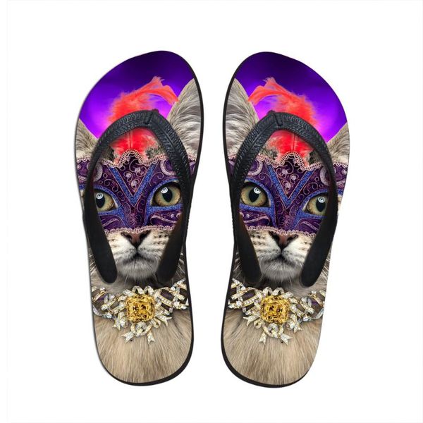 slippers noisydesigns ladies flip flops masked cat printed sandals girls water rubber female flat shoes summer beach, Black
slippers noisydesigns ladies flip flops masked cat printed sandals girls water rubber female flat shoes summer beach, Black