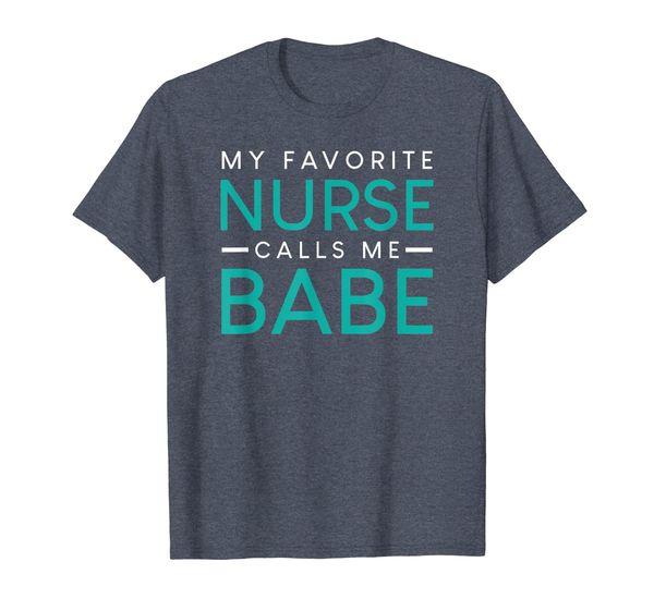 my favorite nurse calls me babe nursing couple love tshirt, White;black