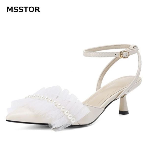 appliques pointed toe fashion beige women sandals string bead ankle strap buckle cow leather high heels shoes party sweet dress, Black
appliques pointed toe fashion beige women sandals string bead ankle strap buckle cow leather high heels shoes party sweet dress, Black