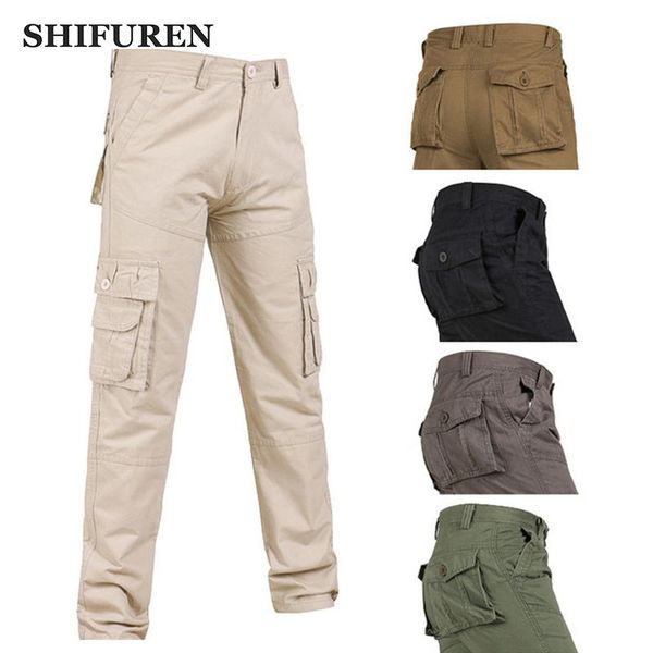 men's pants shifuren cargo multi pocket casual cotton trousers military baggy work overalls pantalon homme plus size 28-40, Black
men's pants shifuren cargo multi pocket casual cotton trousers military baggy work overalls pantalon homme plus size 28-40, Black