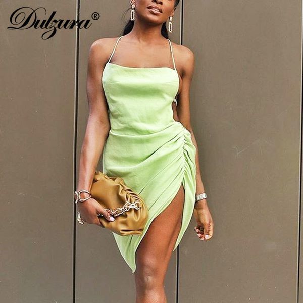 dulzura women irregular mini dress ruched lace up bandage strap backless bodycon party elegant streetwear autumn winter, Black;white
dulzura women irregular mini dress ruched lace up bandage strap backless bodycon party elegant streetwear autumn winter, Black;white
