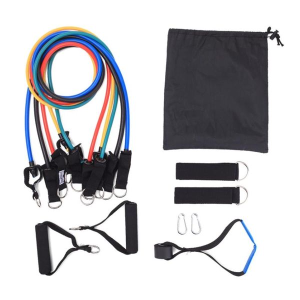 -11 sets of pull rope multifunctional fitness training device rubber combination auxiliary tension resistance bands
-11 sets of pull rope multifunctional fitness training device rubber combination auxiliary tension resistance bands