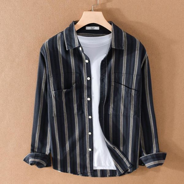 men's casual shirts 100% cotton long sleeve stripe men fashion pure brand shirt for chemise camisa, White;black
men's casual shirts 100% cotton long sleeve stripe men fashion pure brand shirt for chemise camisa, White;black