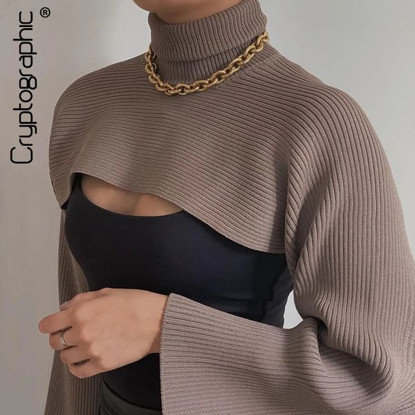 coffee knitted turtleneck women crop sweaters flare sleeve pullover female shawl sweater short looseby air, Black;gray
coffee knitted turtleneck women crop sweaters flare sleeve pullover female shawl sweater short looseby air, Black;gray